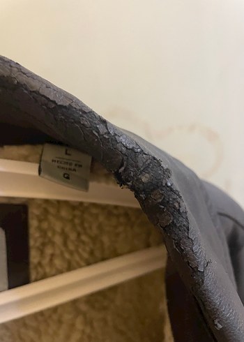 Levi's Siyah Deri Düğmeli Erkek Ceket - Görsel 10