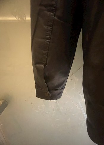 Levi's Siyah Deri Düğmeli Erkek Ceket - Görsel 8