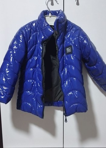 Düğmeli Lacivert Erkek Çocuk Mont 24_36ay - Görsel 4