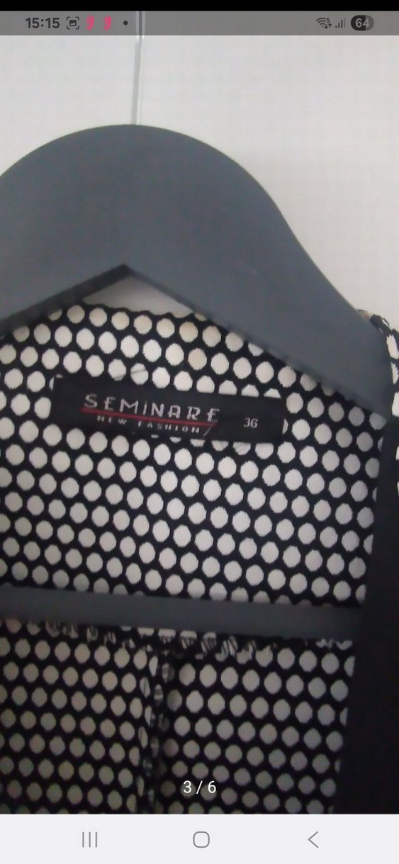 36 beden puantiyeli ceket - Görsel 4