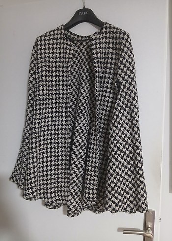 yarasa kol kareli yelek - Görsel 3