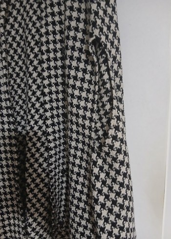 yarasa kol kareli yelek - Görsel 2