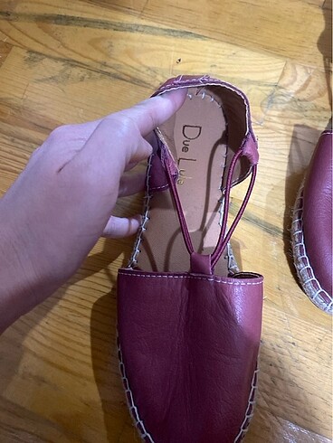 Deri espadril - Görsel 2