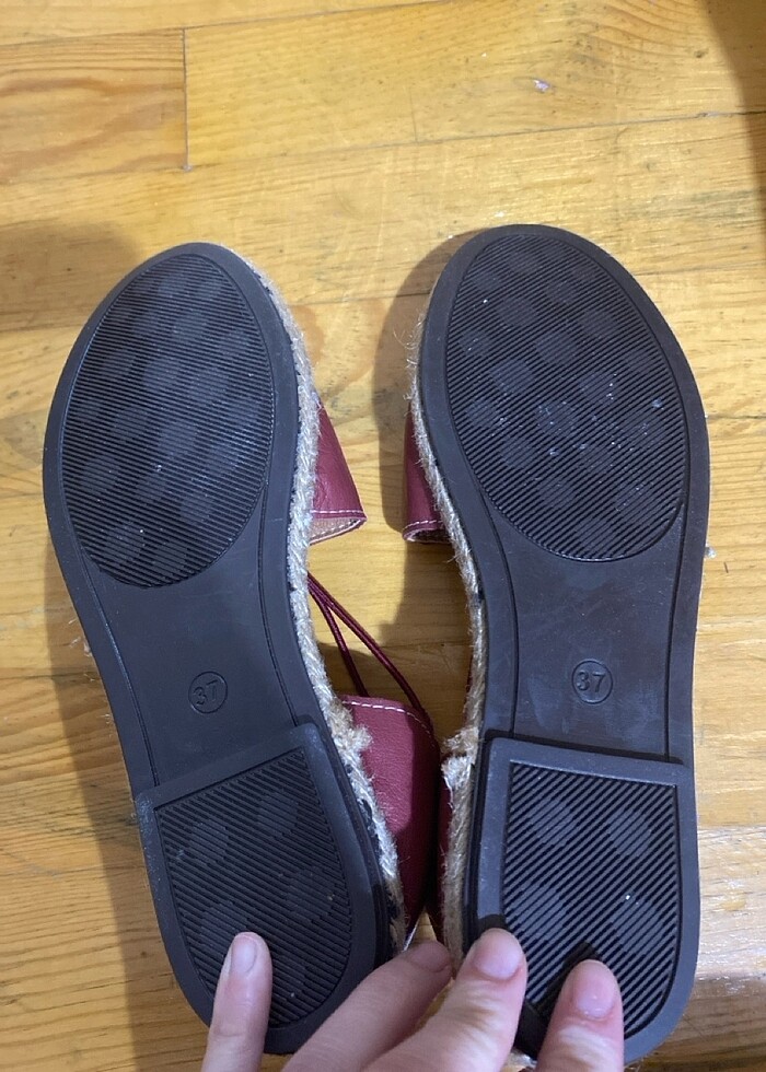 Deri espadril - Görsel 4