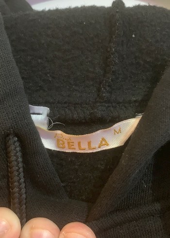 Siyah Kapüşonlu Oversize Sweatshirt - Görsel 2