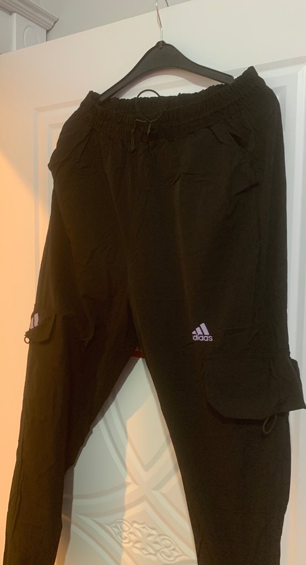 Erkek Siyah Outdoor Rahat Kesim Eşofman Altı - Görsel 3