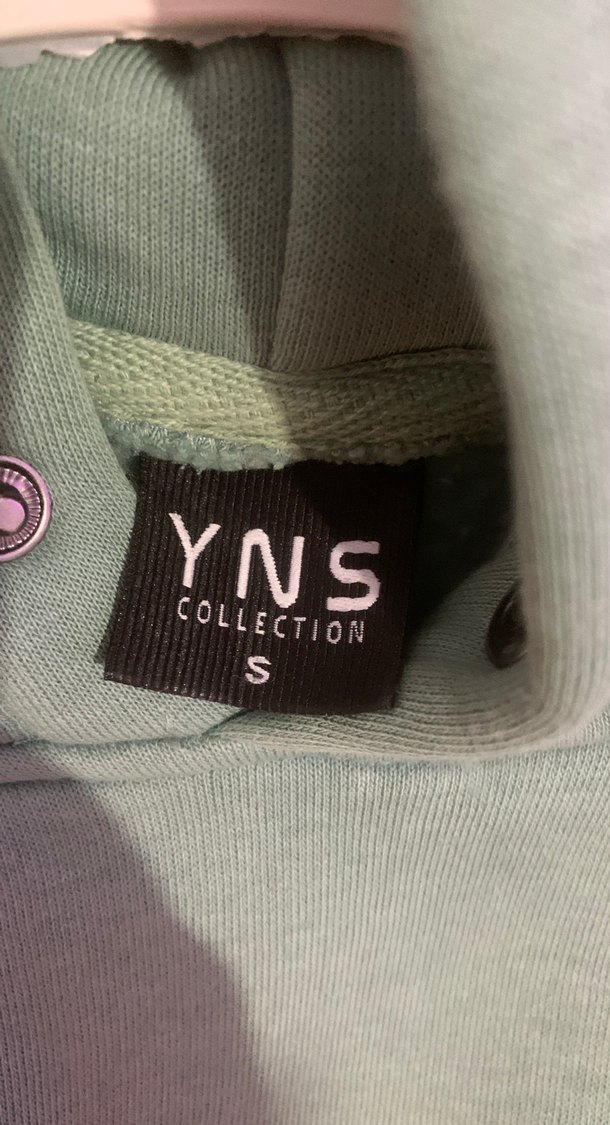 Yeşil Oversize Sweatshirt Baskılı - Görsel 3