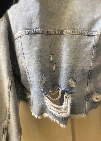 Kadın kot Ceket - Görsel 6