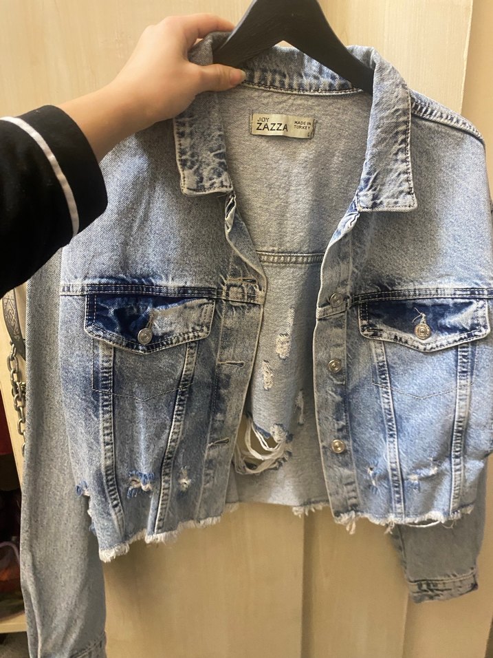 Kadın kot Ceket - Görsel 3