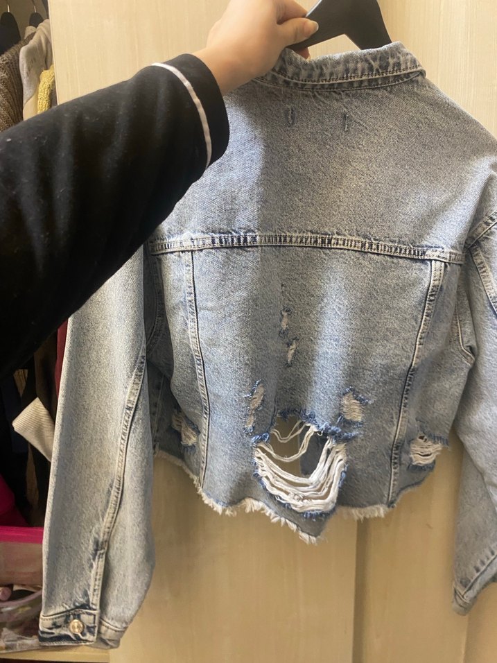 Kadın kot Ceket - Görsel 5