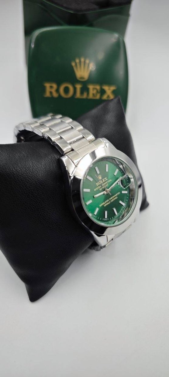 Yeşil Kadranlı Rolex Erkek Saati - Görsel 3