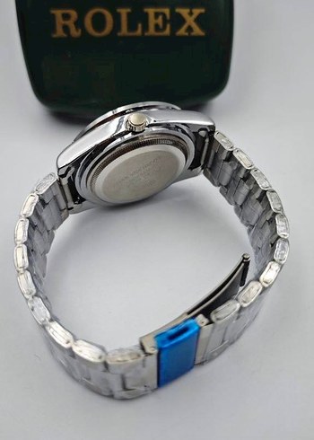 Rolex Erkek Klasik Beyaz Kol Saati - Görsel 6