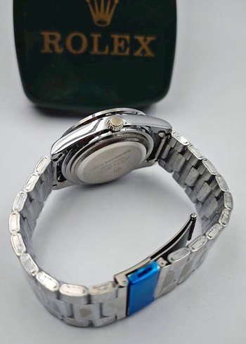 Rolex Erkek Klasik Mavi Kol Saati - Görsel 6