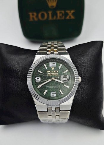 Rolex Klasik Yeşil Erkek Saati - Görsel 2