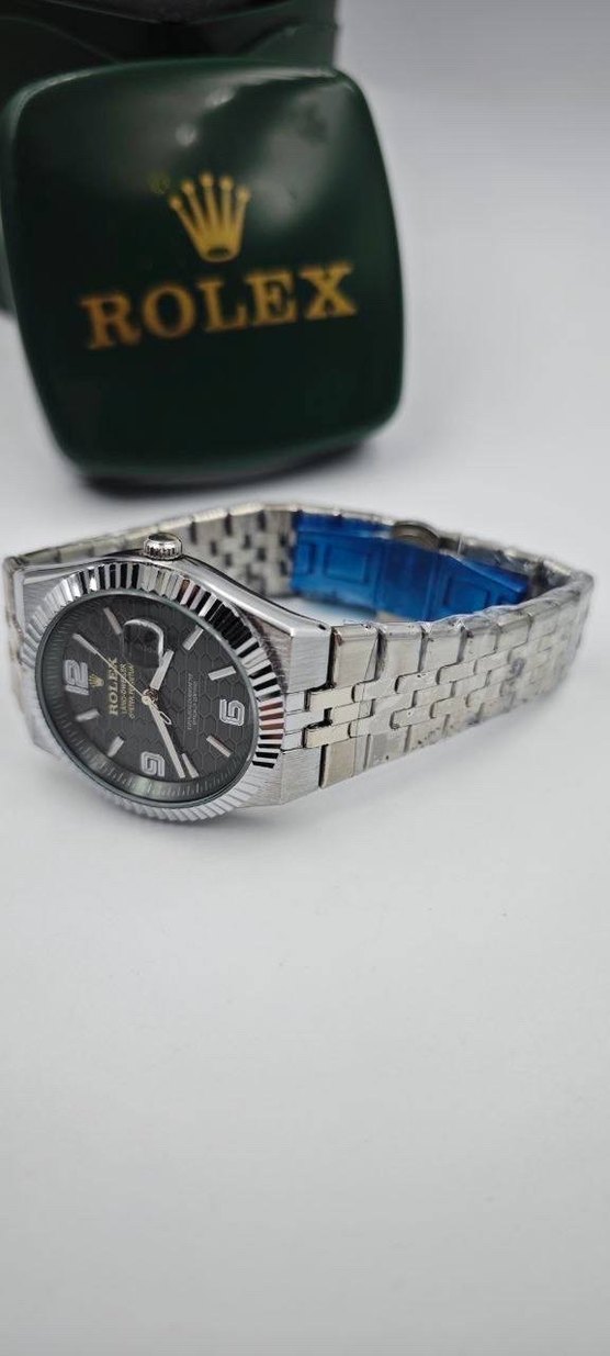 Rolex Klasik Yeşil Erkek Saati - Görsel 5