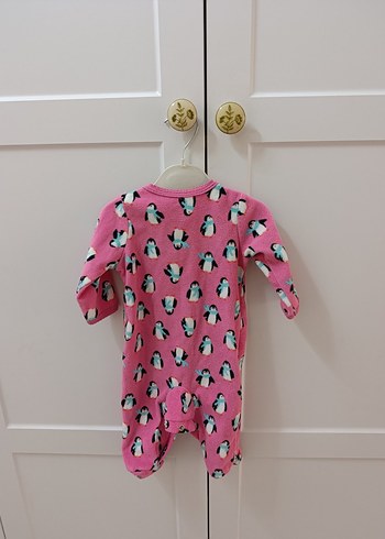 Carter's Renkli Baskılı Pembe Bebek Tulum