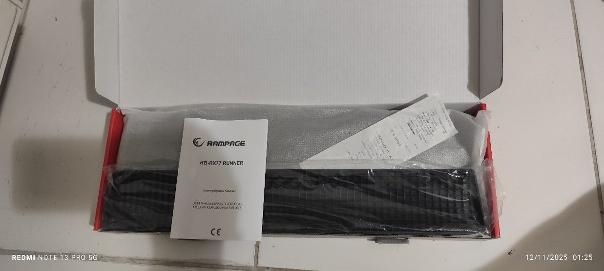 RAMPAGE Çok Renkli Işıklı Klavye - Görsel 4