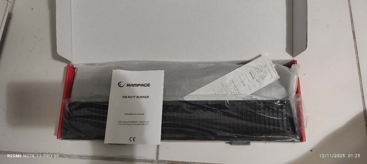 RAMPAGE Çok Renkli Işıklı Klavye - Görsel 3