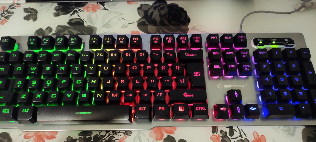Renkli Işıklı rampage gaming Klavye - Görsel 2