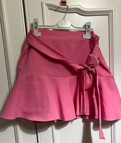 Zara Pembe Şort-Etek
