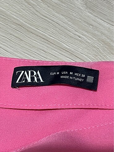 m Beden Zara Pembe Şort-Etek