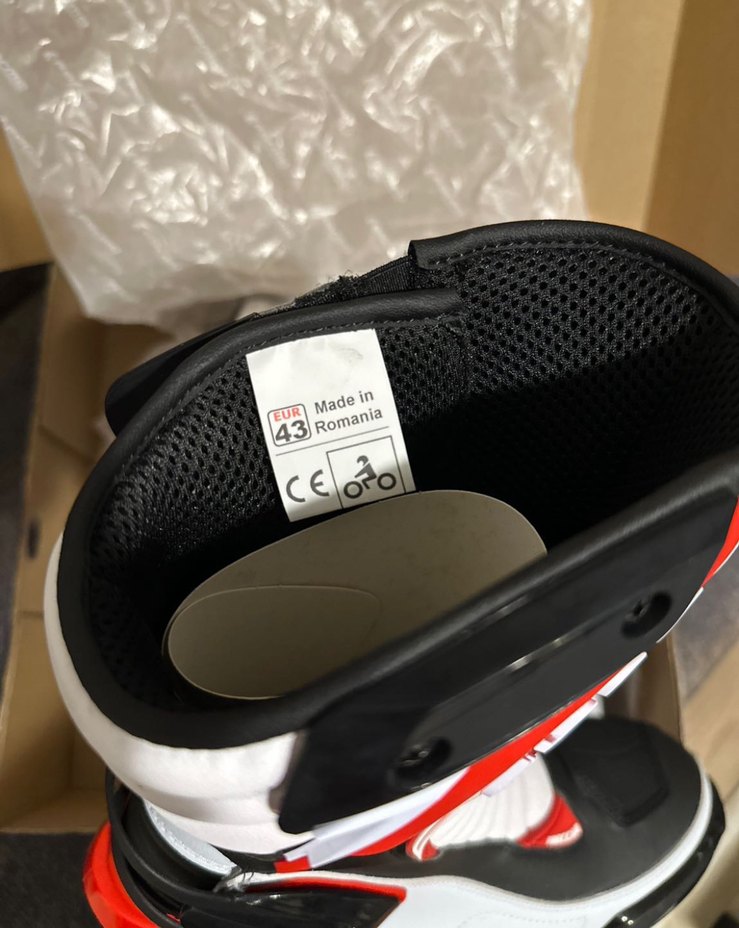 Kırmızı Biker Motosiklet Diz Koruyucu - Görsel 3