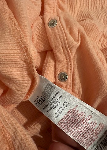 HelloBaby Pembe Fırfırlı Bebek Kız Tulum
