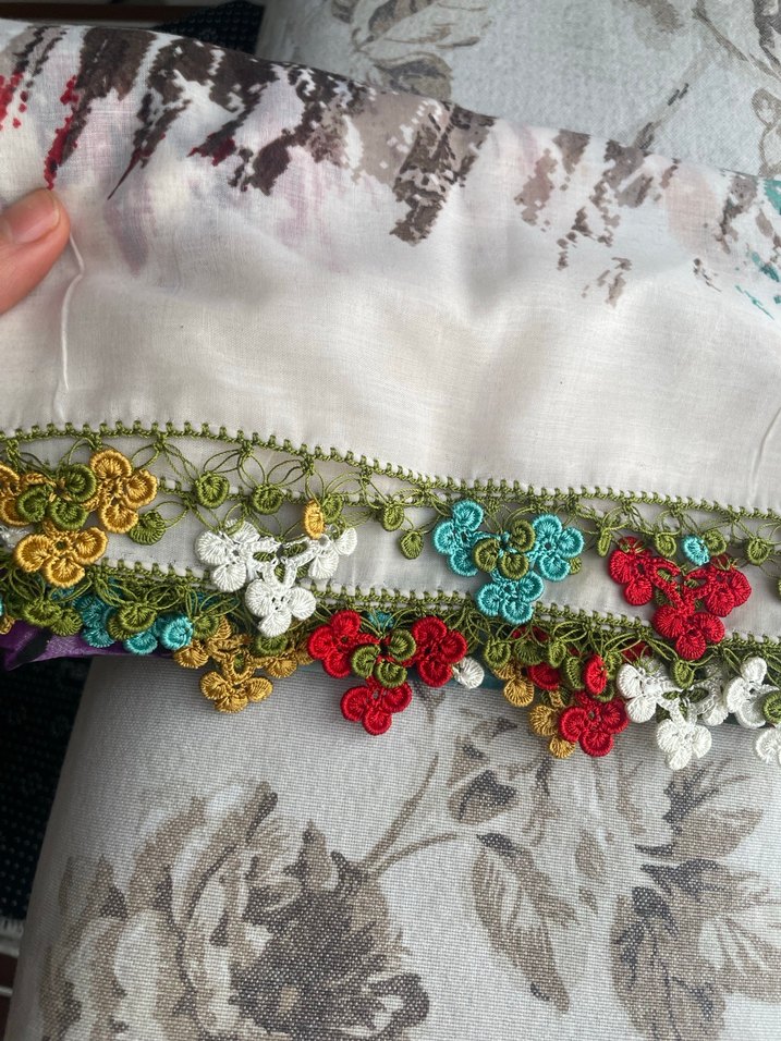 4köşeyle yapılmış  el emeği ile yapıldı herkese tavsiye ederim - Görsel 2