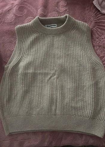 Gri Triko Kadın Süveter - Görsel 2