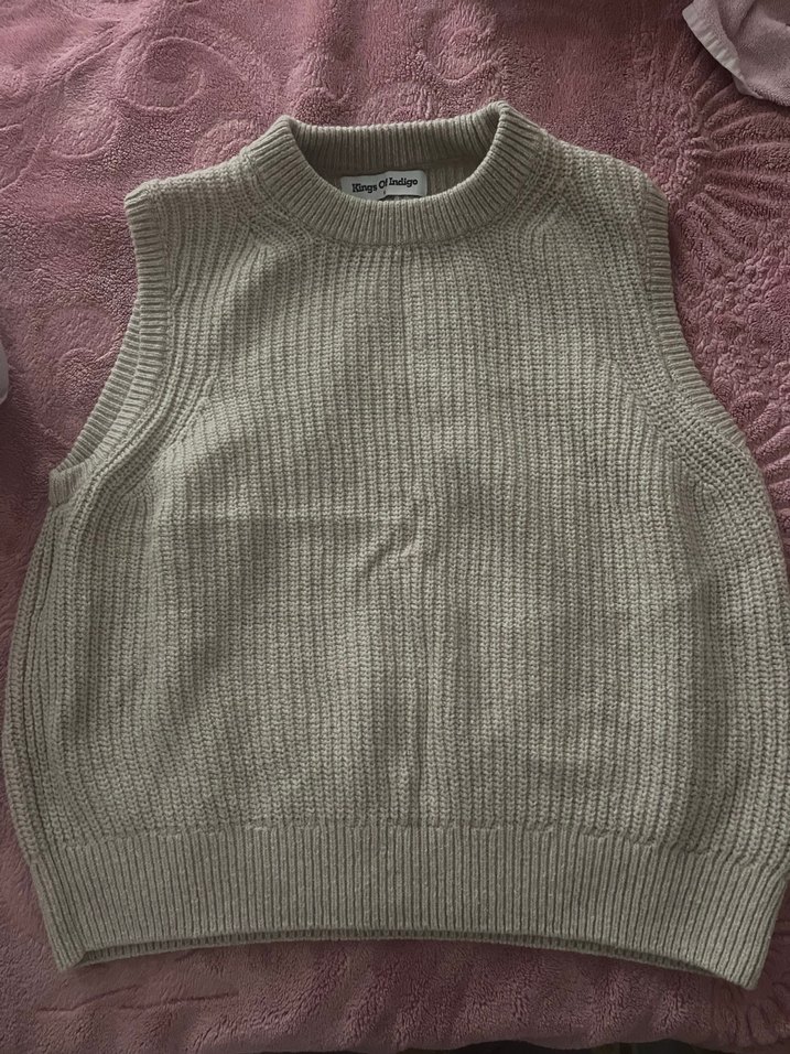 Gri Triko Kadın Süveter - Görsel 2