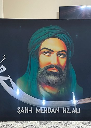 Turkuaz Erkek Rozeti - Şah-ı Merdan Yazılı - Görsel 3