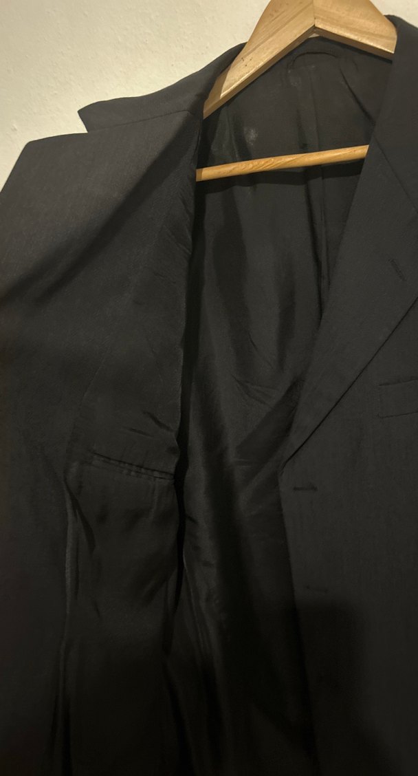 Düğmeli Siyah Erkek Takım Ceketi - Görsel 3