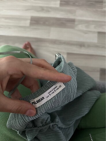 s Beden yeşil Renk Yeşil sırt dekolteli top