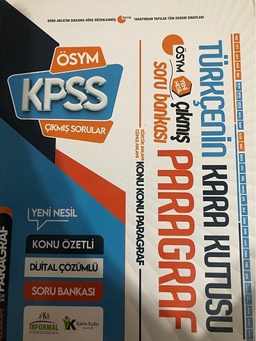Kpss paragraf kitabı