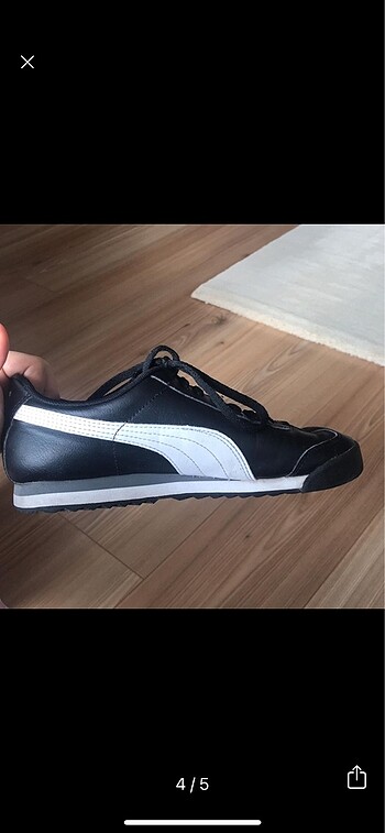 36 Beden siyah Renk puma spor ayakkabı