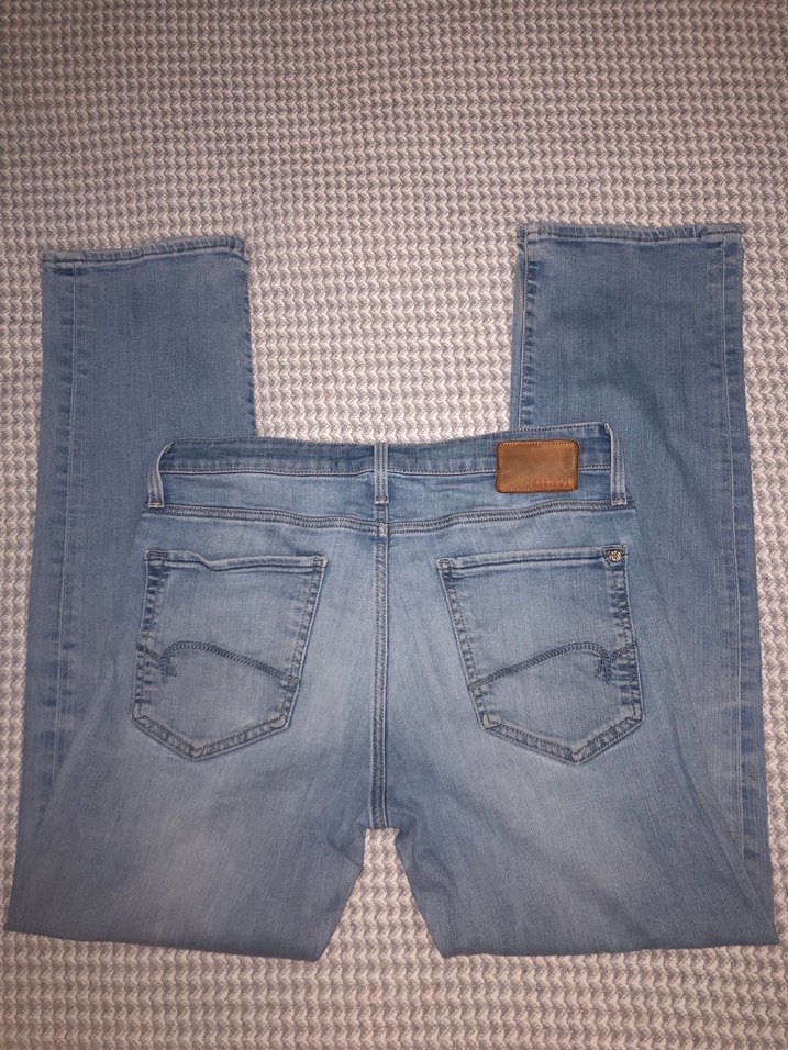 y2k vintage düşük bel erkek pantolon - Görsel 2