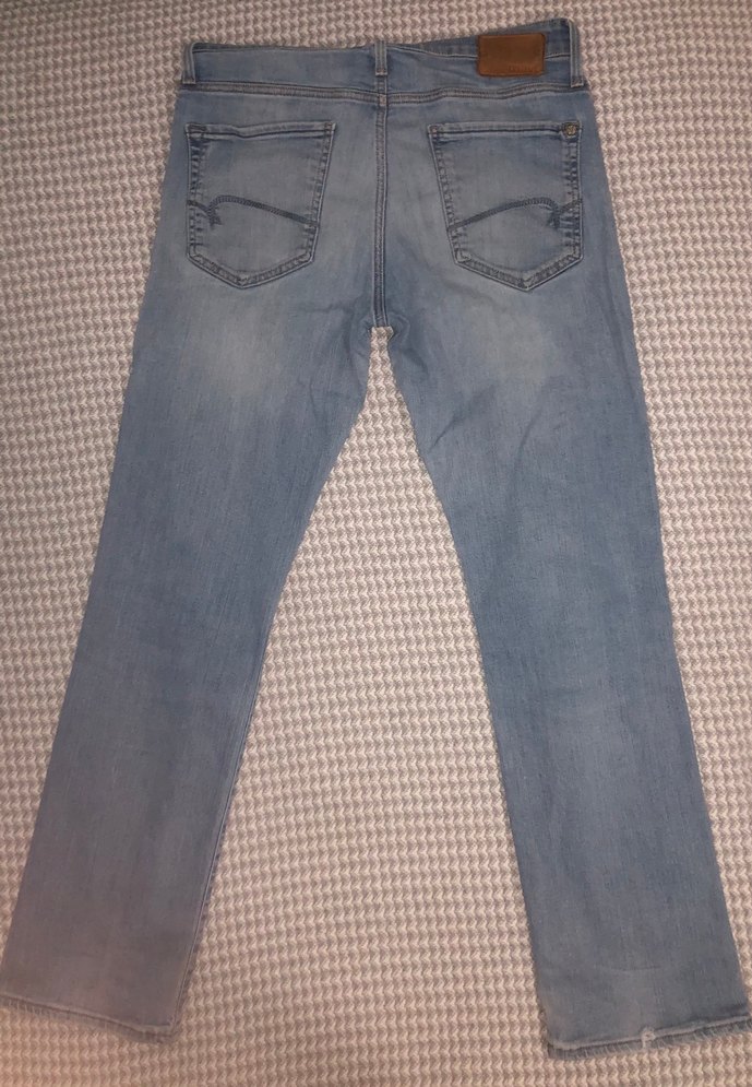 y2k vintage düşük bel erkek pantolon - Görsel 4