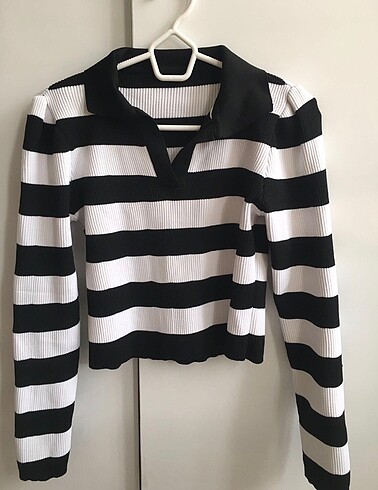 addax çizgili sweatshirt