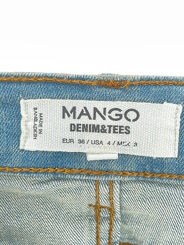 36 Beden mavi Renk Mango Jean / Kot %70 İndirimli.