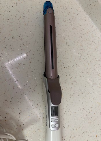 Rowenta buharlı saç maşası 25Beyaz ve gri saç şekillendirici - Görsel 3