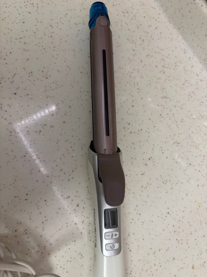 Rowenta buharlı saç maşası 25Beyaz ve gri saç şekillendirici - Görsel 3