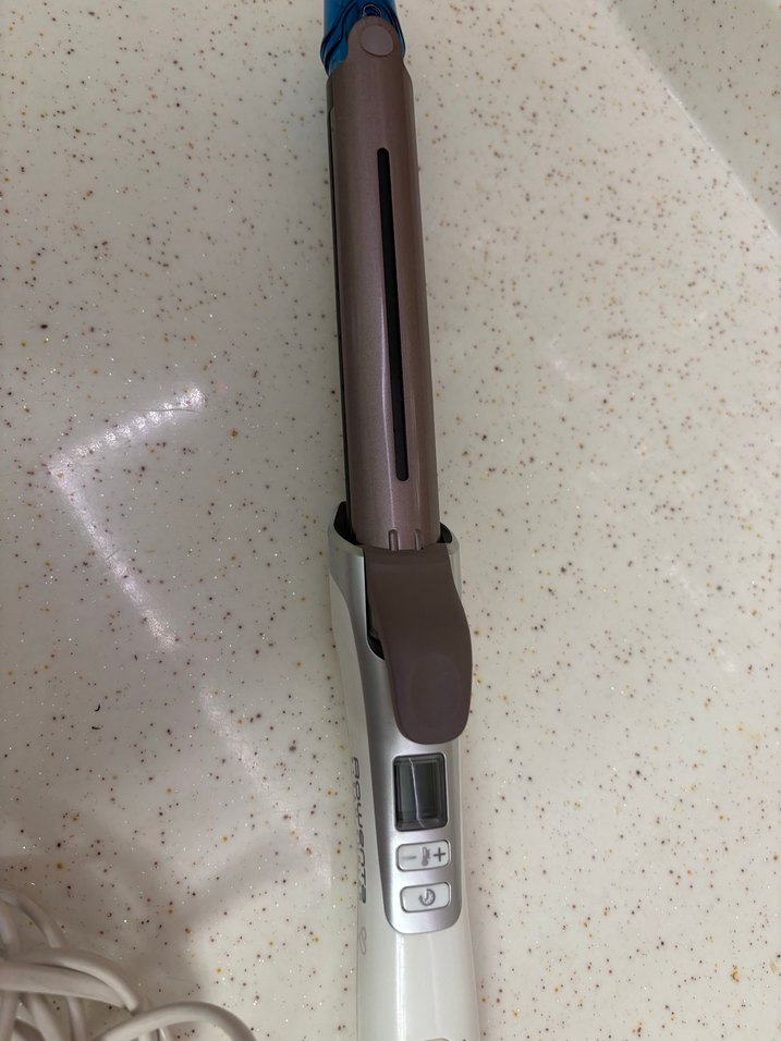 Rowenta buharlı saç maşası 25Beyaz ve gri saç şekillendirici - Görsel 4