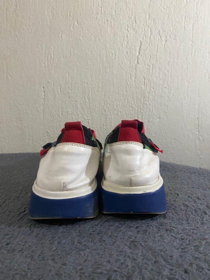 Renkli Kadın Spor Ayakkabı Platform Topuklu - Görsel 3