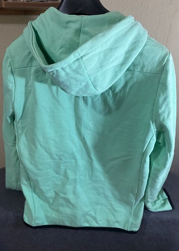 Nike Yeşil Fermuarlı  Sweatshirt - Görsel 2