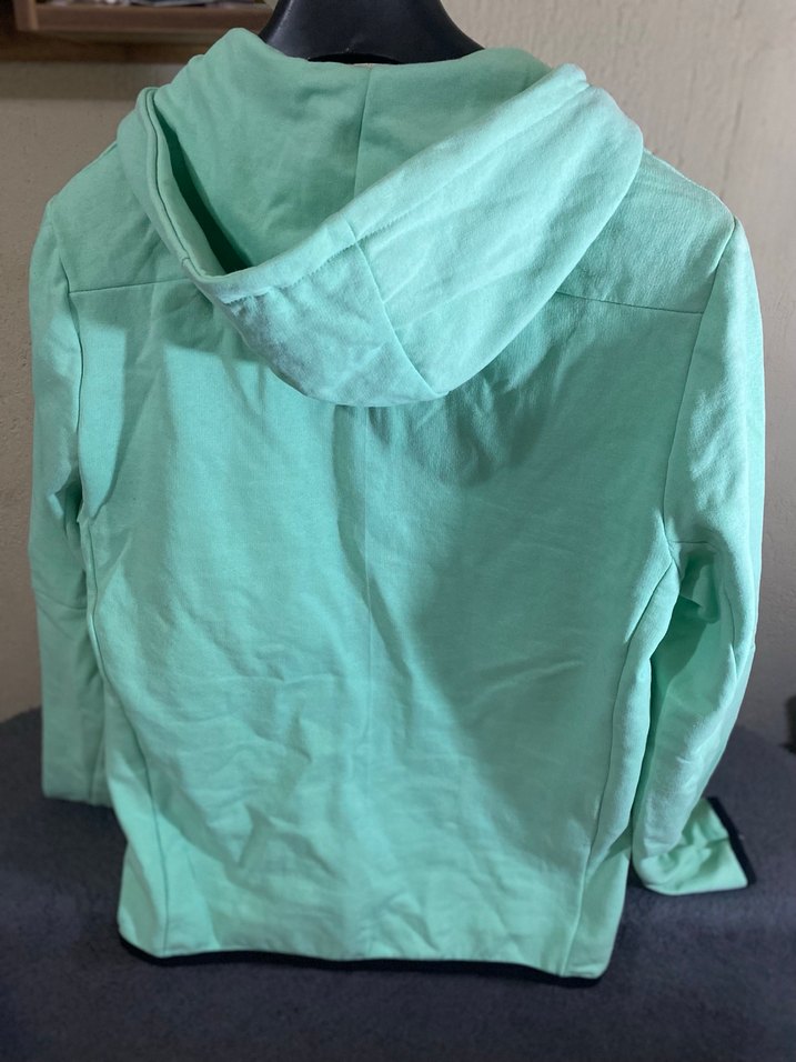 Nike Yeşil Fermuarlı  Sweatshirt - Görsel 2