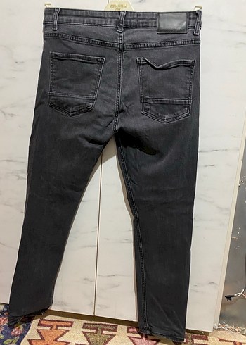 Gri Regular erkek Kot Pantolon - Görsel 2