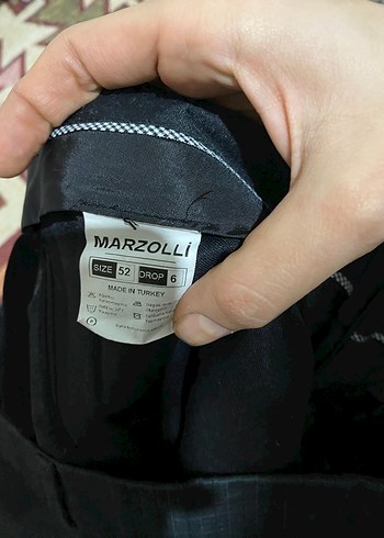 Siyah Regular Fit Kemerli Erkek Pantolon - Görsel 3