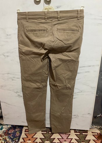 Bej Regular Fit Keten Erkek Pantolon - Görsel 2