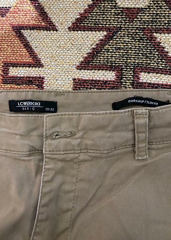 Bej Regular Fit Keten Erkek Pantolon - Görsel 3