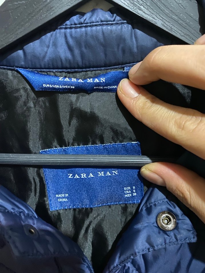 Zara Düğmeli Lacivert Erkek Günlük Mont - Görsel 3